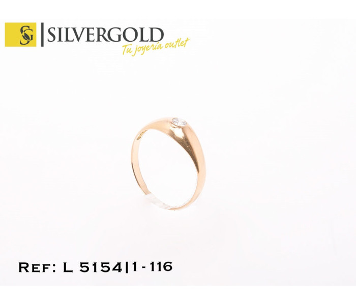 1-1-116-2-Anillo tipo solitario liso T11 L5154