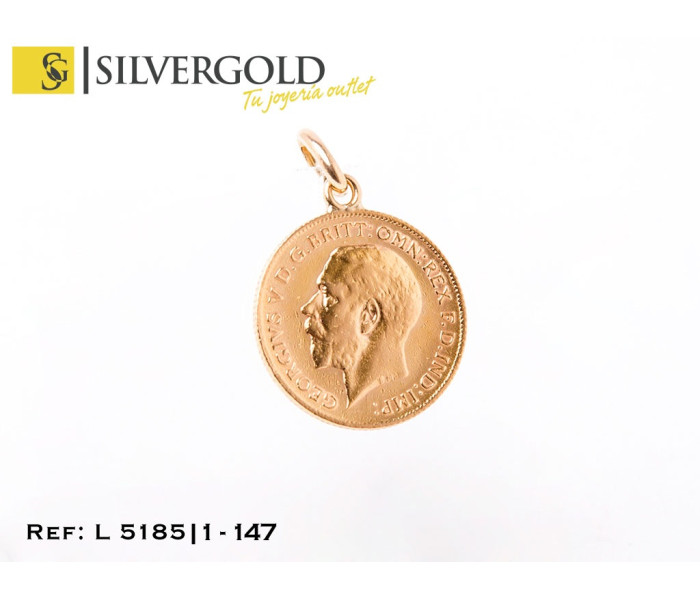 1-1-147-1-Colgante moneda libra de 1911 L5185