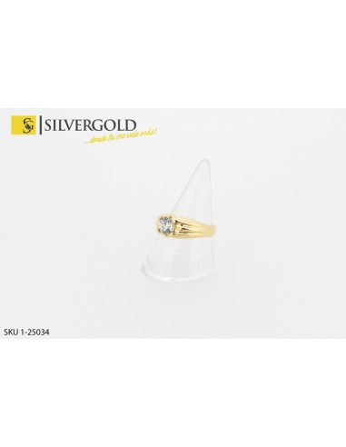 1-1-25034-1-Anillo tipo solitario. Oro 18 kt