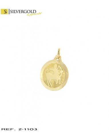 1-2-1103-1-Colgante medalla signo Sagitario