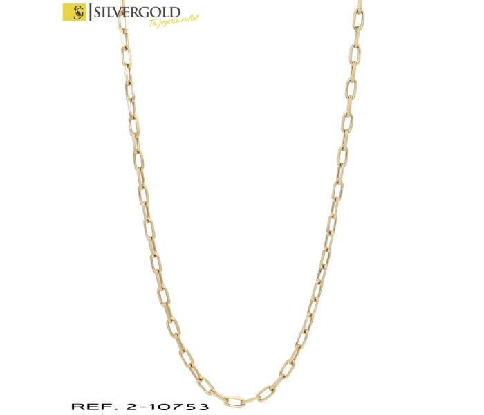 1-2-10753-1-Cadena oro 18Kt. estilo forzado