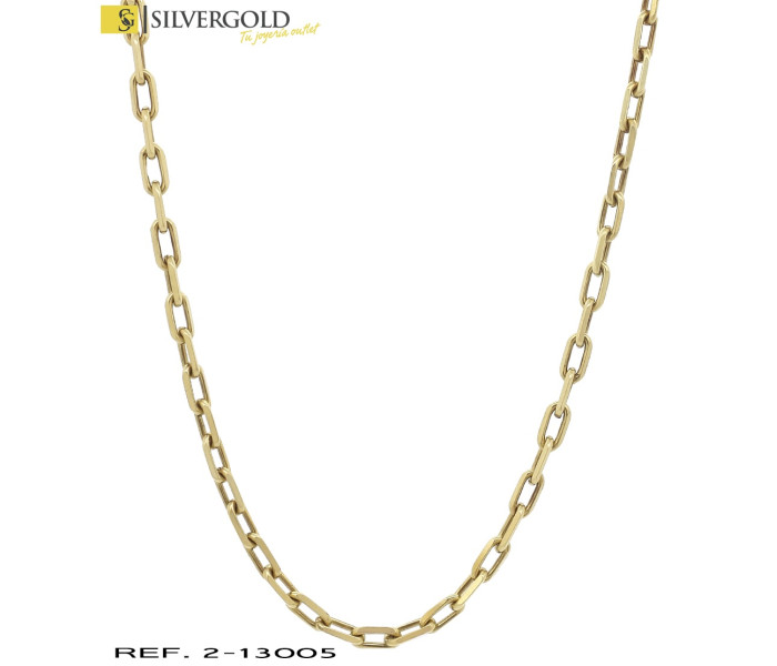 1-2-13005-3-Cadena oro 18Kt. estilo forzado