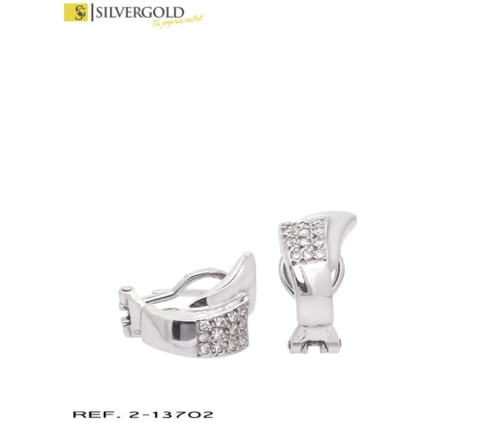 1-2-13702-1-Pendientes oro blanco 18Kt.