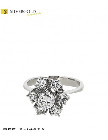 1-2-14823-1-DIA-Anillo oro blanco 18Kt. con diamates