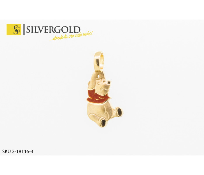1-2-18116-1-Colgante de Winnie the Pooh. Oro 18 kt