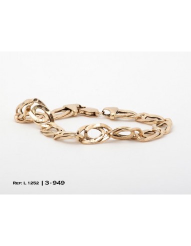 1-3-949-1-pulsera eslabon doble grande 21 cm 13.81Gr L1252