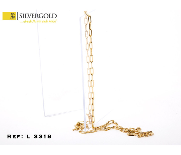 1-3-1236-1-Cadena oro 18Kt. estilo forzada L3318