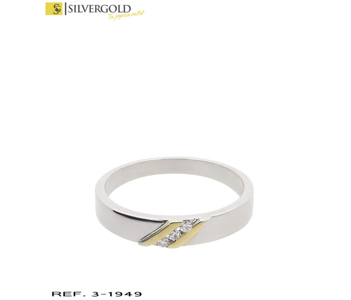 1-3-1949-2-DIA-Anillo bicolor con 3 brillantes en diagonal