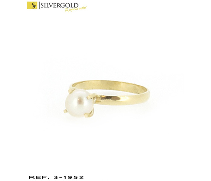 1-3-1952-1-Anillo con perla sobre garras
