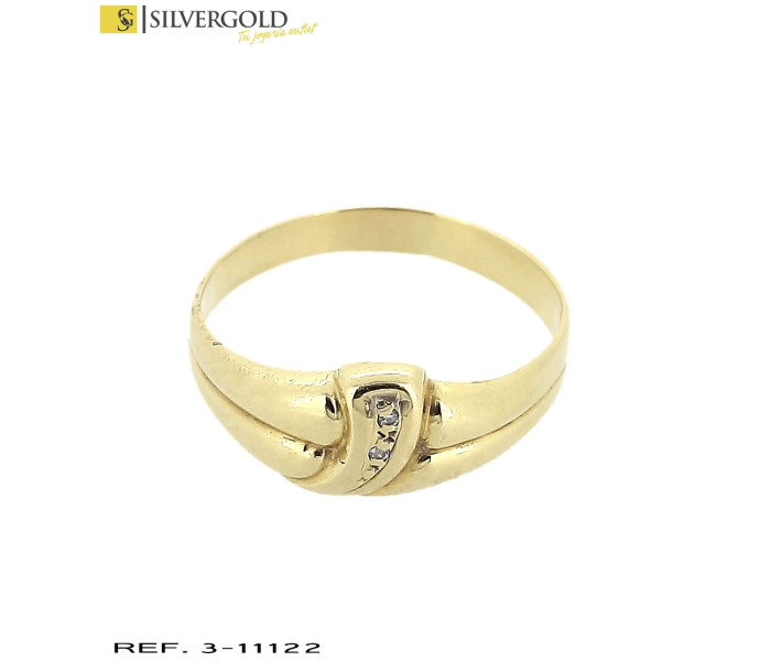 1-3-11122-1-Anillo T18 con detalle central en onda y zirconitas