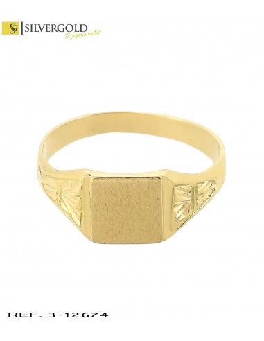 1-3-12674-1-Sello oro 18Kt. con labrados