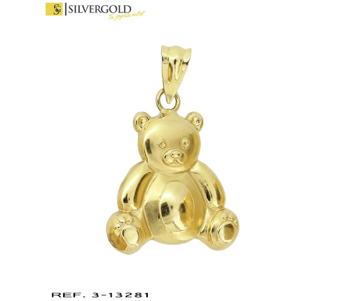 1-3-13281-2-Colgante oso Oro 18 Kt.