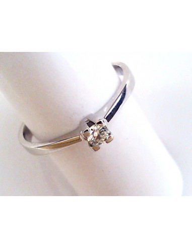 1-3-13437-2-D-Anillo oro blanco 18Kt. estilo compromiso con diamante