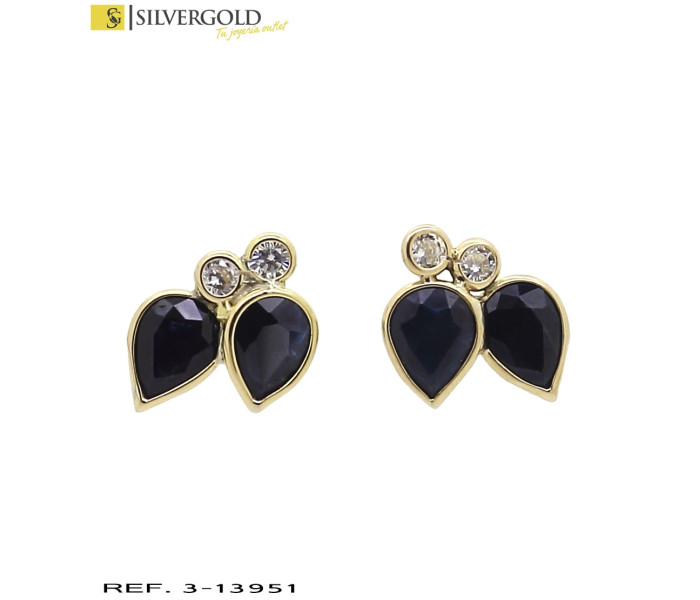 1-3-13951-2-Pendientes oro 18Kt.