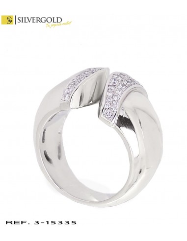 1-3-15335-1-D-Anillo oro blanco abierto al centro con simetría y diamantes