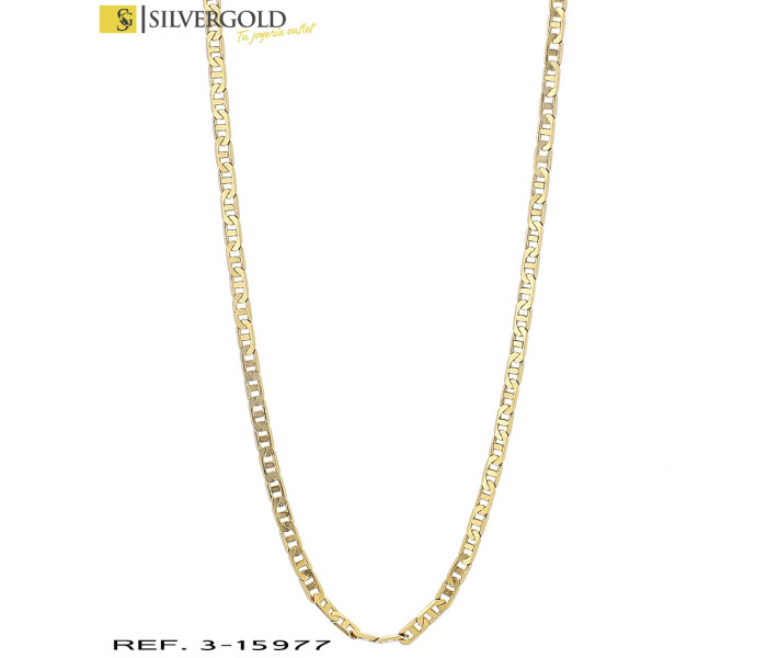 1-3-15977-1-Cadena oro 18Kt. estilo banana barra