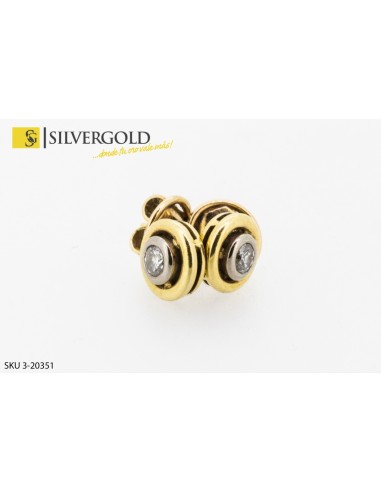 1-3-20351-1-DIA-Pendientes con Diamante en talla brillante. Oro 18 kt.