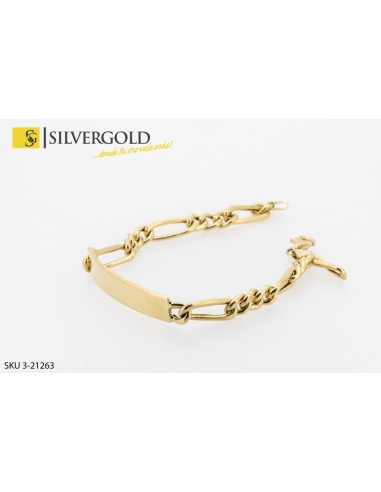 1-3-21263-5-Pulsera tipo esclava de eslabón Cartier. Oro 18 kt. SER COLECCIÓN 2018-