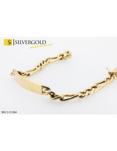1-3-21264-1-Pulsera esclava de eslabón Cartier y cierre caja. Oro 18 kt. SER COLECCIÓN 2018-