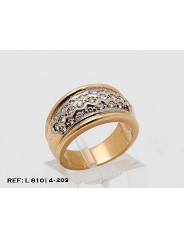 1-4-203-1-Anillo ancho con diamantes en el centro (T. 16 10.22 L 810)