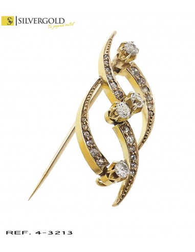 1-4-3213-2-DIA- BROCHE CON 28 DIAMANTES