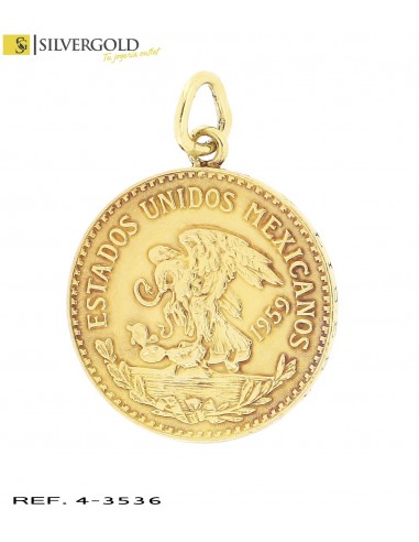1-4-3536-1-Colgante moneda veinte pesos mexicanos