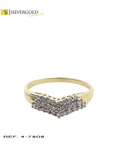 1-4-7808-2-DIA-14KT- ANILLO CON PAVÉS DE BRILLANTES.S