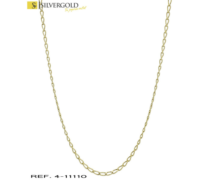 1-4-11110-1-Cadena oro 18Kt. de eslabón clásico o tipo inglesa