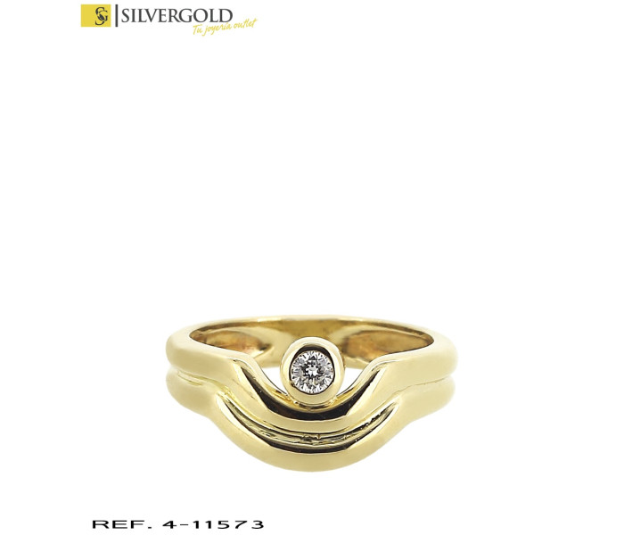 1-4-11573-1-DIA-Anillo oro 18Kt. con diamante central