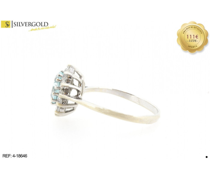 1-4-18646-1-Anillo oro blanco piedra central celeste y circonitas blancas