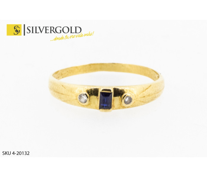 1-4-20132-1-Anillo tresillo. Oro 18 kt