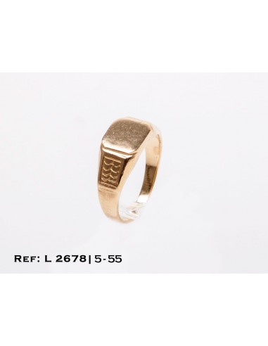1-5-55-1-SelloT26 caballero cuadrado talla en los costados. L2678
