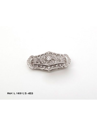 1-5-453-1-DIA-BROCHE ORO BLANCO CON DIAMANTES L1631