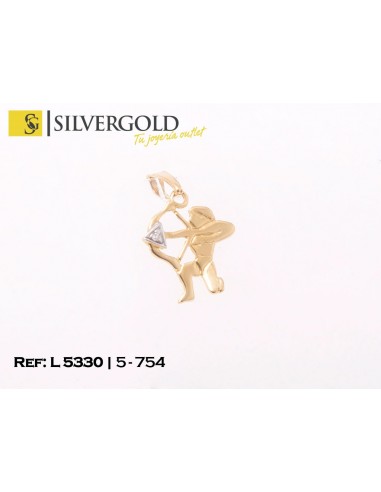 1-5-754-2-Colgante signo Sagitario con punta de flecha de chispitas L5330