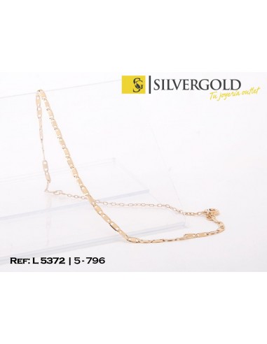 1-5-796-1-Pulsera estilo adige con cierre criollo y cadenita de seguridad, 20 cm L5372