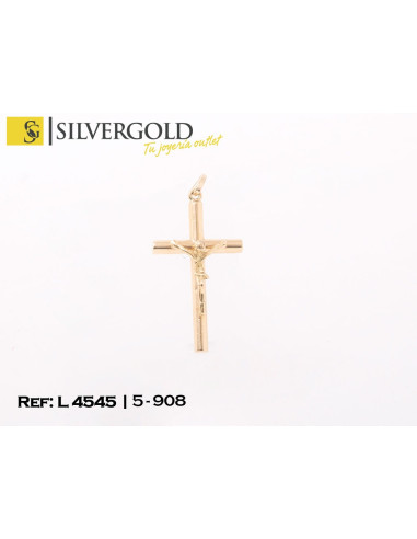1-5-908-1-Crucifijo de brazos cilÃndricos (3.5 x 2 cm) L 4545
