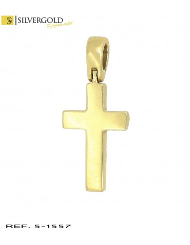 1-5-1557-2-Cruz lisa de brazos cuadrados (2 x 1 cm) L 4849