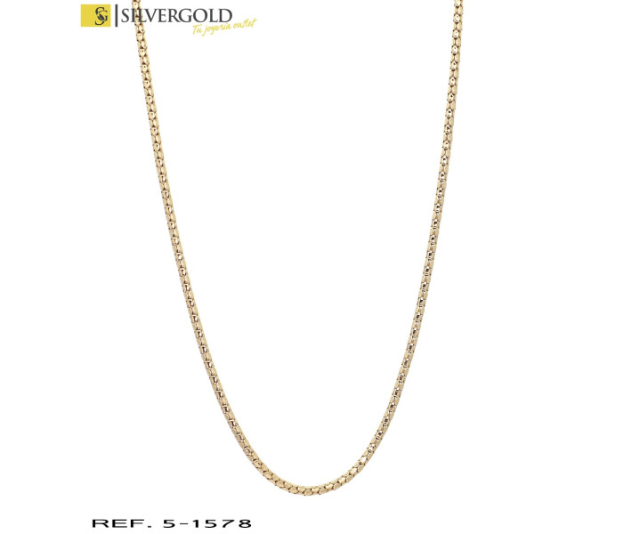1-5-1578-1-Cadena oro 18Kt. estilo cola de topo L5611