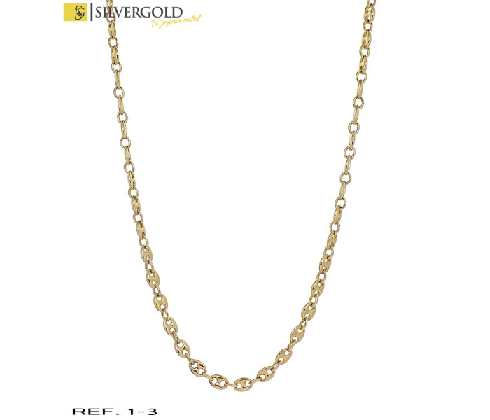 4-1-3-2-Cadena oro 18Kt. calabrote L5101