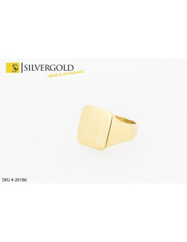 4-4-20186-1-Sello oro liso. Oro 18 kt