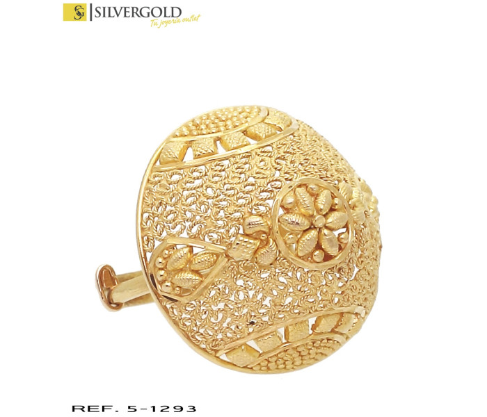 4-5-1293-1-21k-Anillo oro con forma de cono L 4778