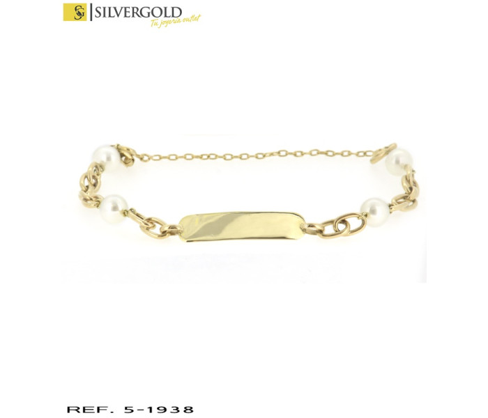4-5-1938-1-Esclava oro 18Kt. con perlas