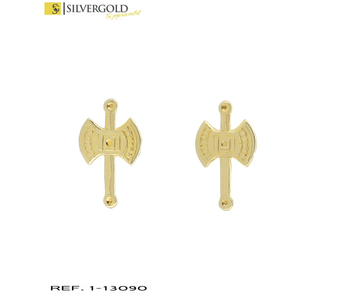 1-1-13090-1-Pendientes en forma de cruz celta