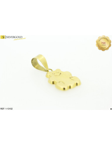 1-1-13102-3-Colgante oso en Oro de 18 kt.