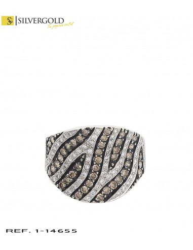 1-1-14655-2-D-Anillo oro blanco 18Kt.y diamantes