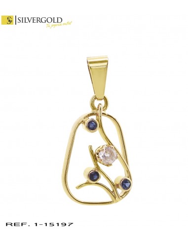 1-1-15197-2-D-Colgante oro 18Kt. con diamante