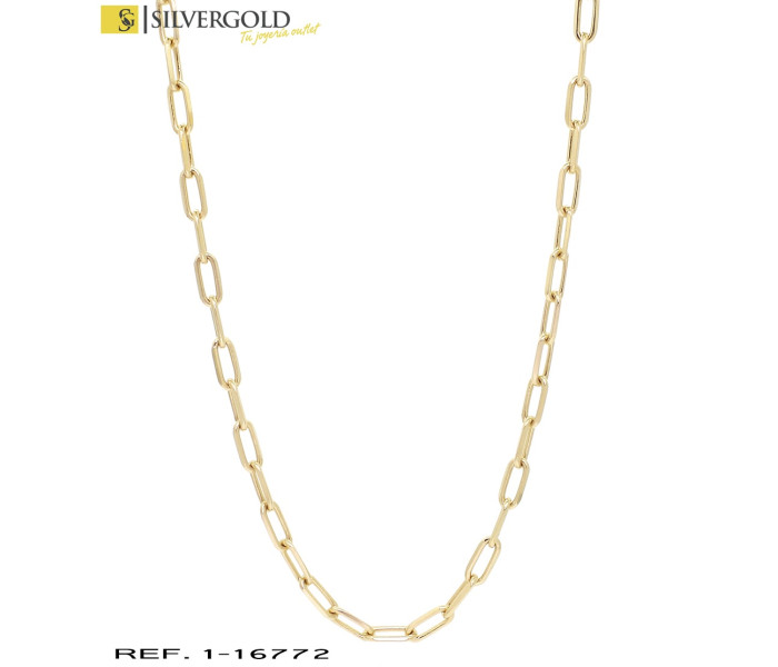1-1-16772-1-Cadena oro 18Kt. tipo forzada