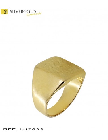 1-1-17839-2-Sello oro 18Kt. liso