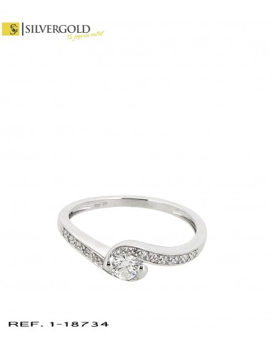 1-1-18734-1-DIA-Anillo oro blanco 18Kt.con diamantes