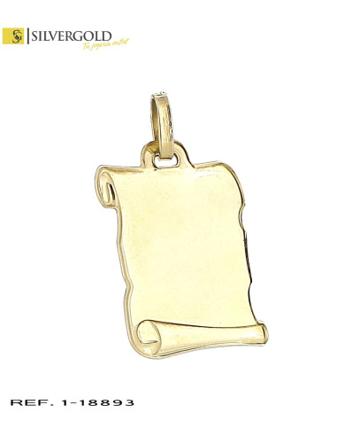 1-1-18893-1-Chapa oro 18Kt. pergamino